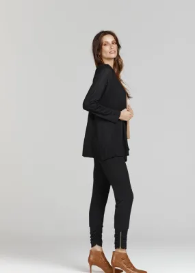 Celine Bamboo Zip Cuff Pant - Black