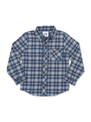 Check shirt navy