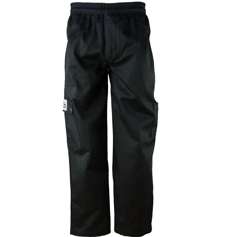 Chef Pants Cargo Black, 2XL