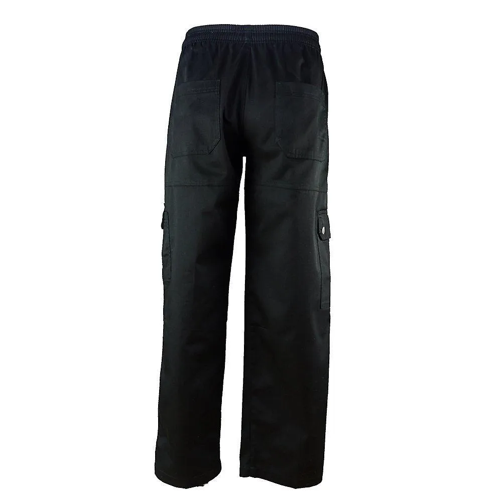 Chef Pants Cargo Black, 2XL