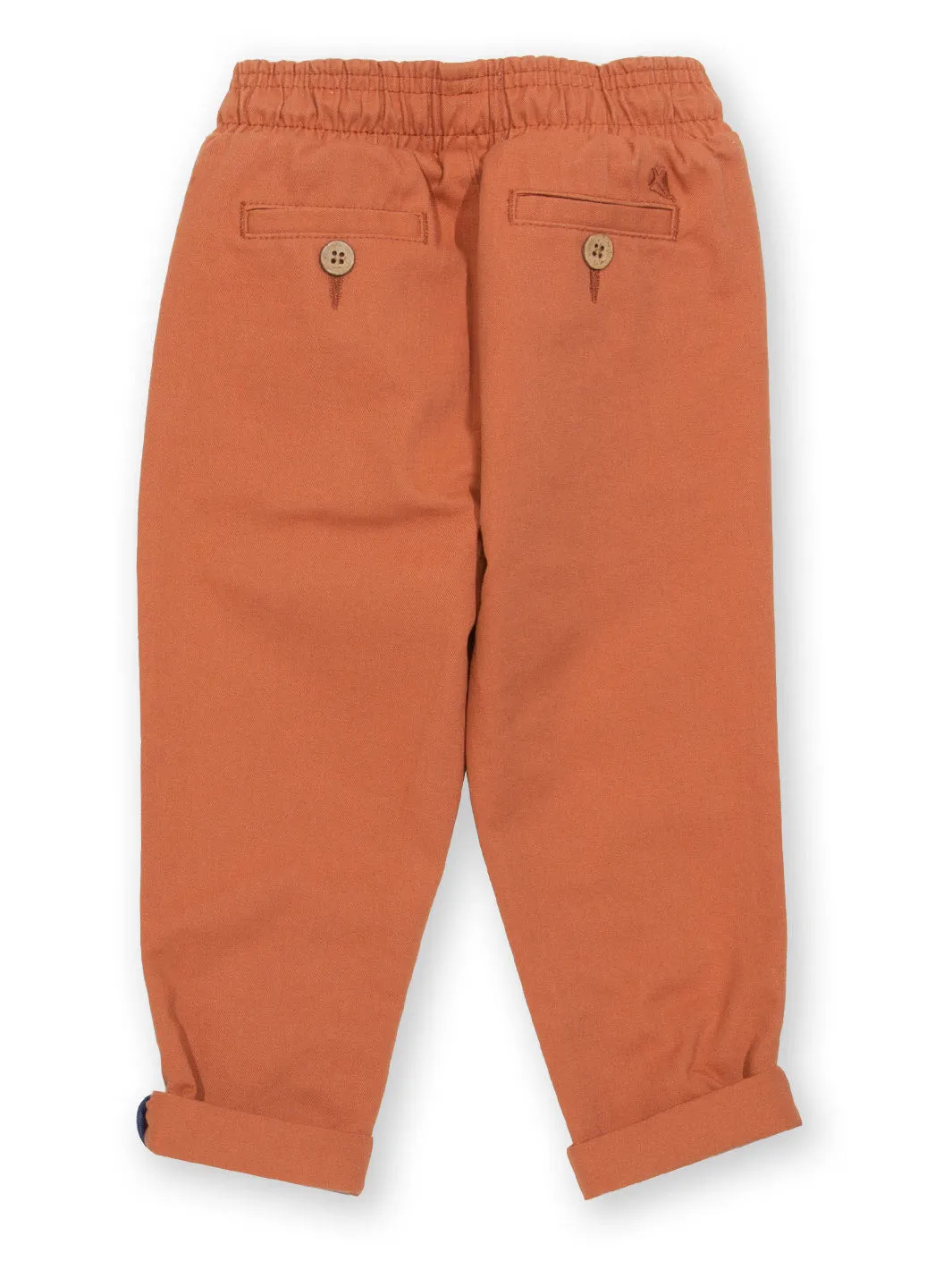 Comfy chinos burnt orange