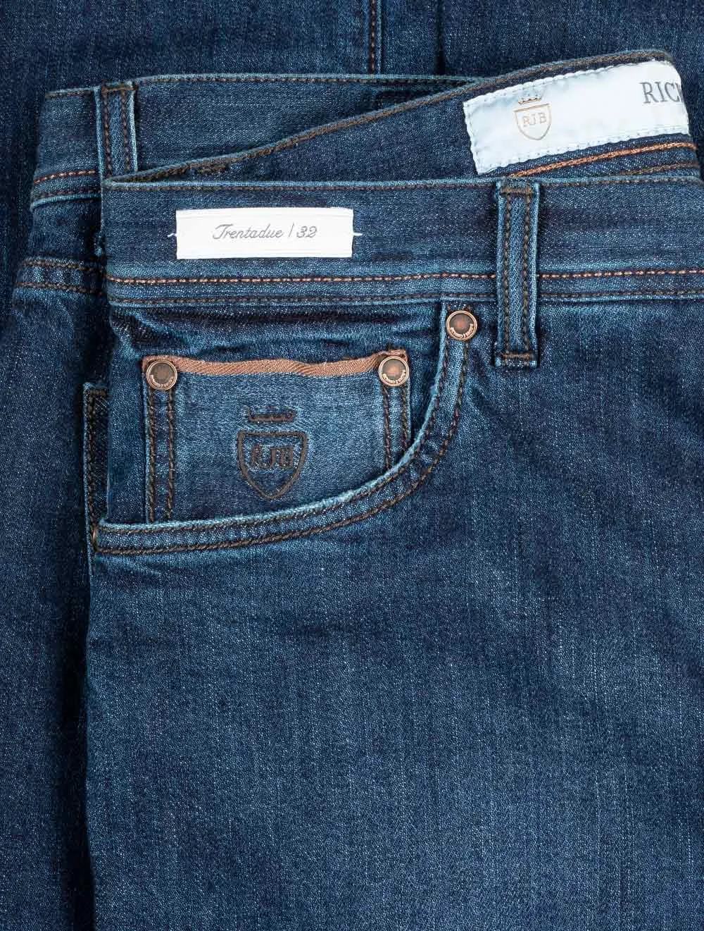 Copper Selvedge Denim Jean Blue