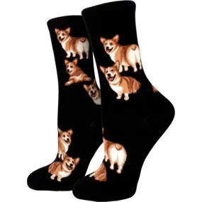 Corgi Butt Strut Women's Crew Socks