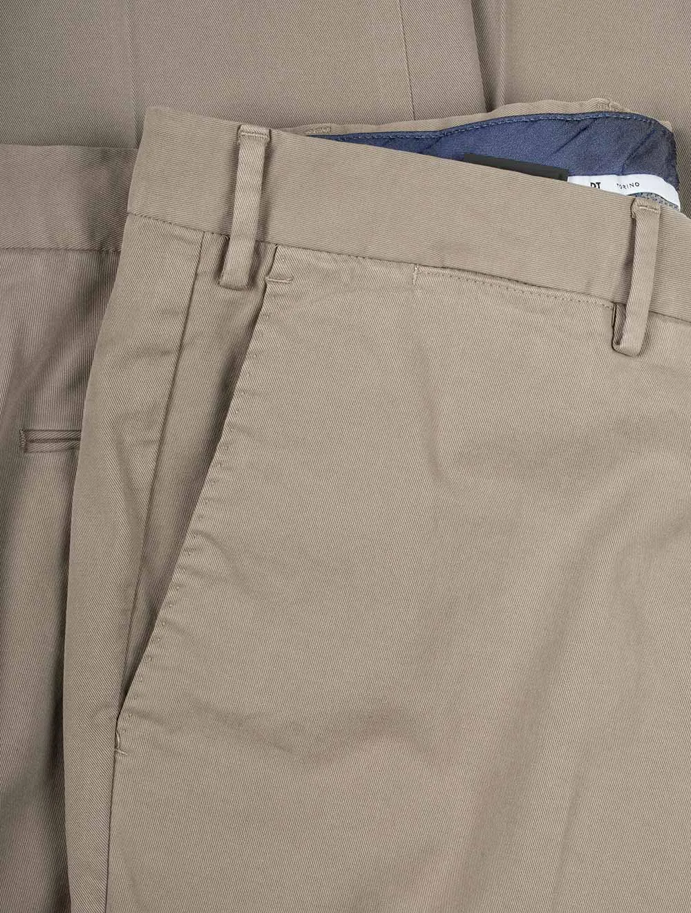 Cotton Chino Stone