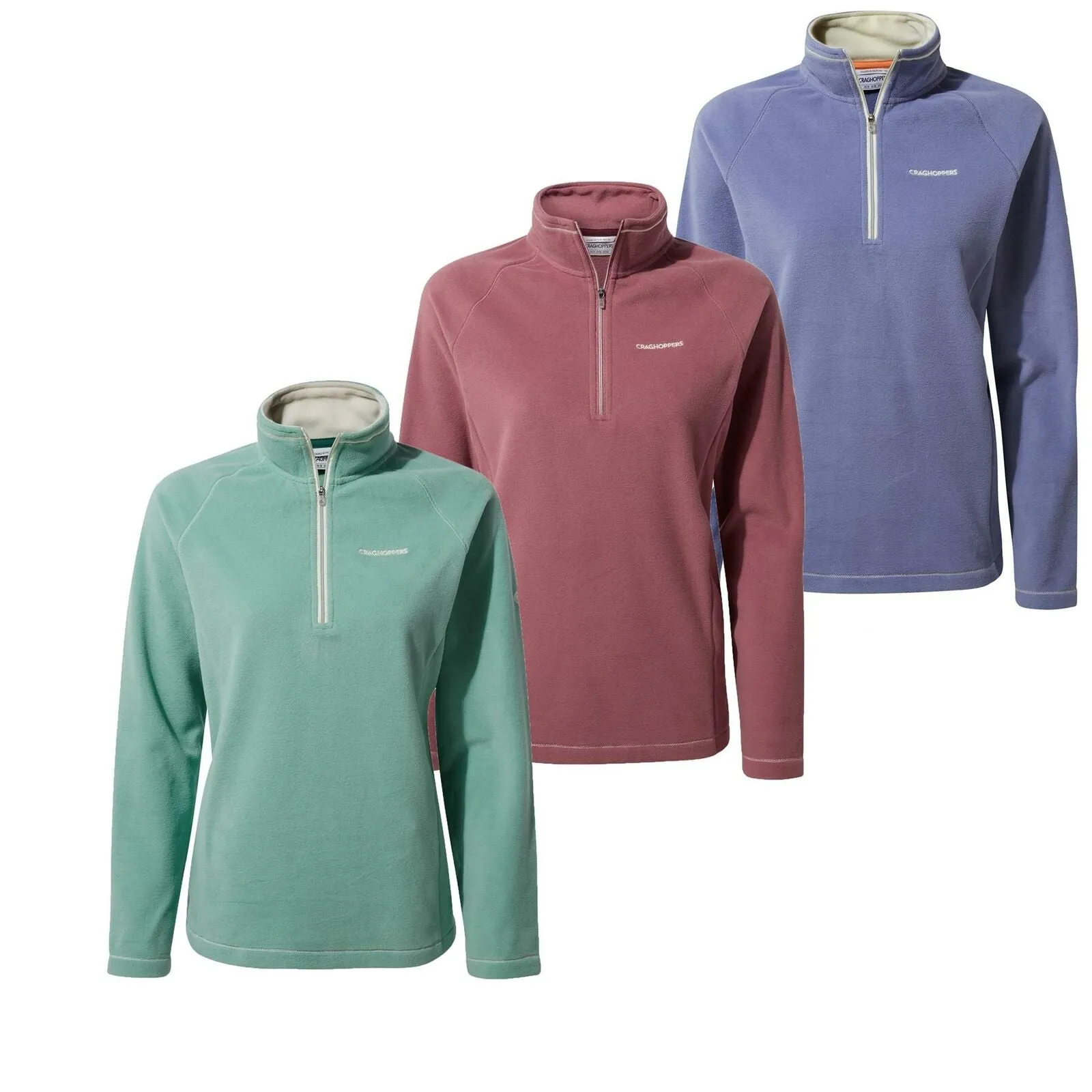 Craghoppers Miska V Womens Half Zip Long Sleeved Fleece