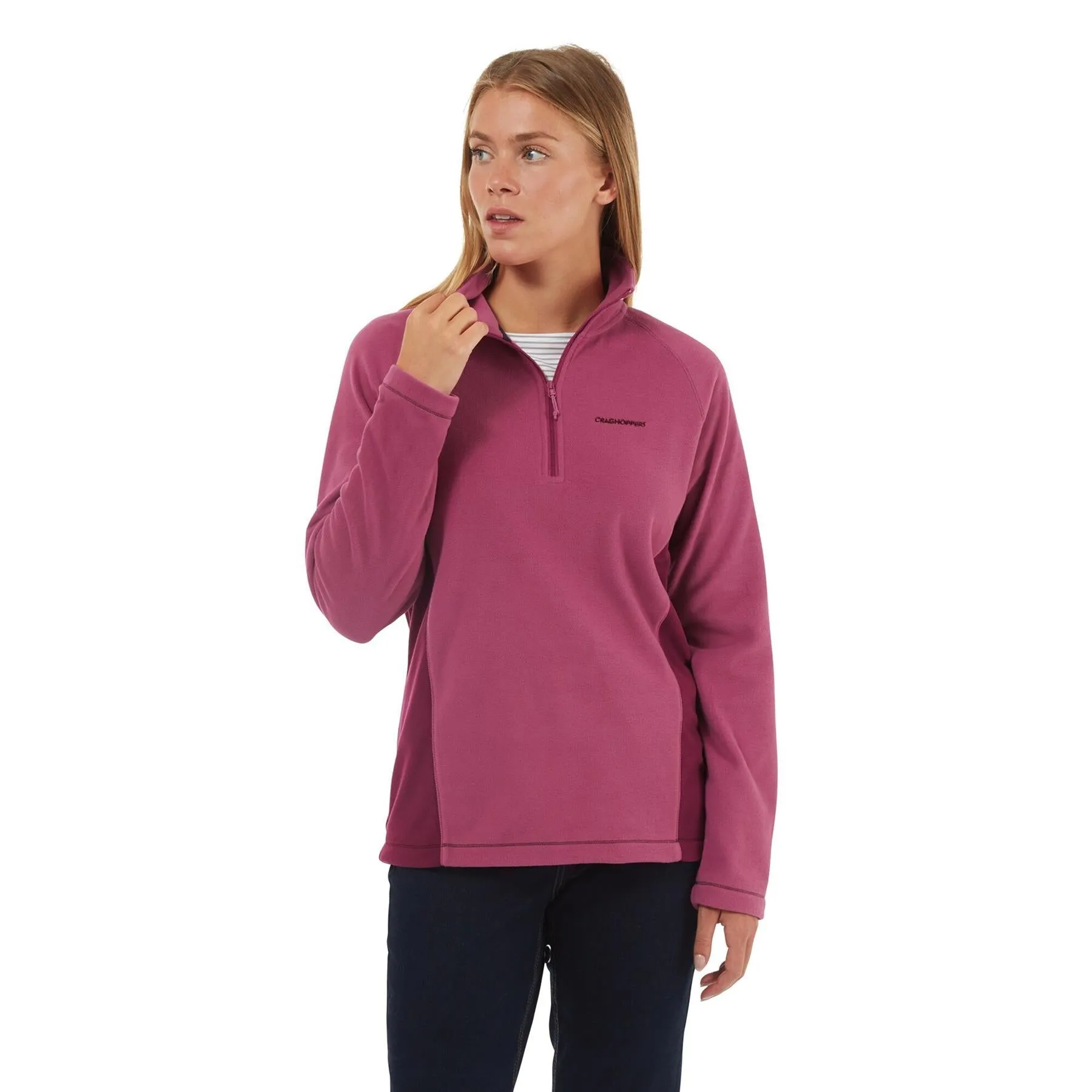 Craghoppers Miska V Womens Half Zip Long Sleeved Fleece