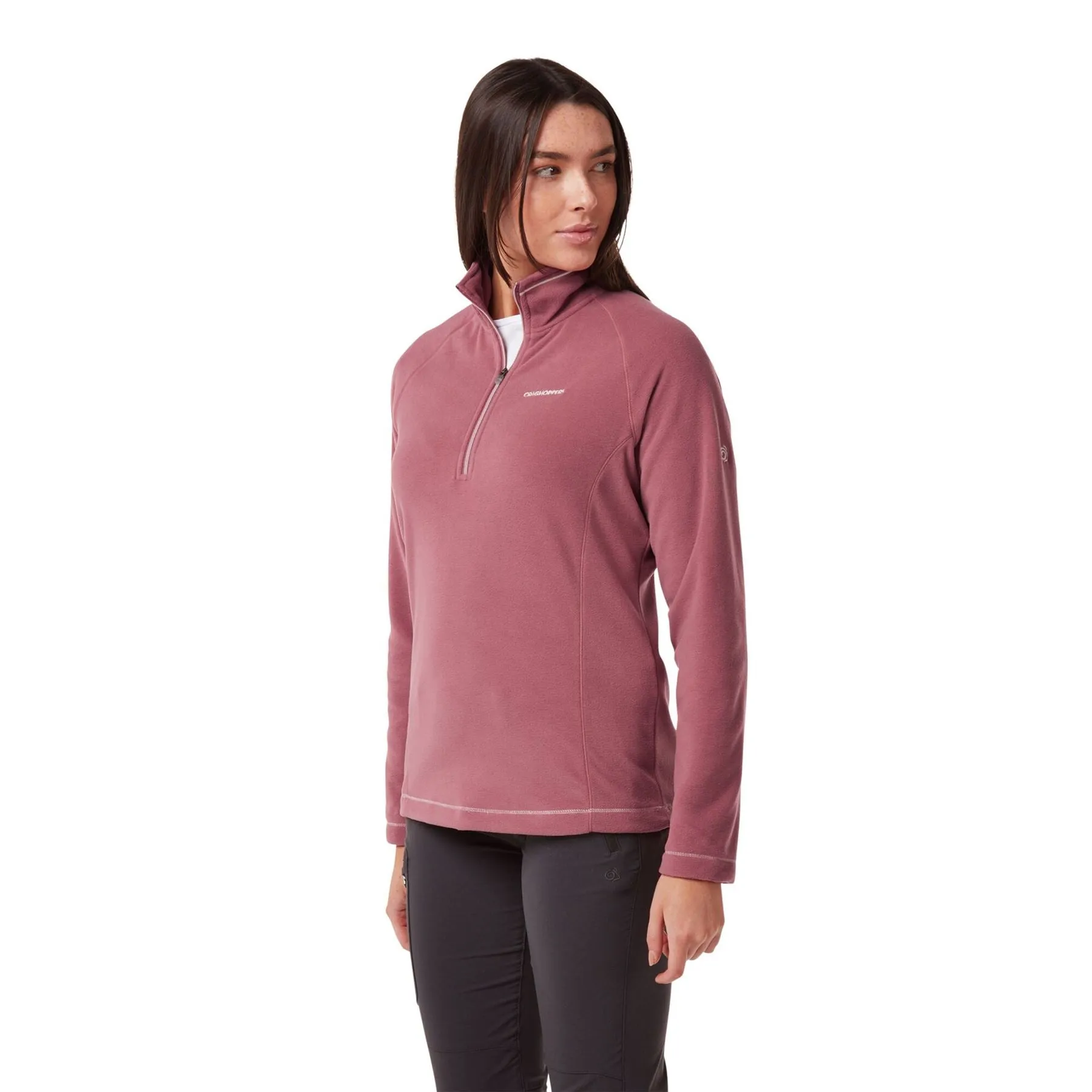 Craghoppers Miska V Womens Half Zip Long Sleeved Fleece