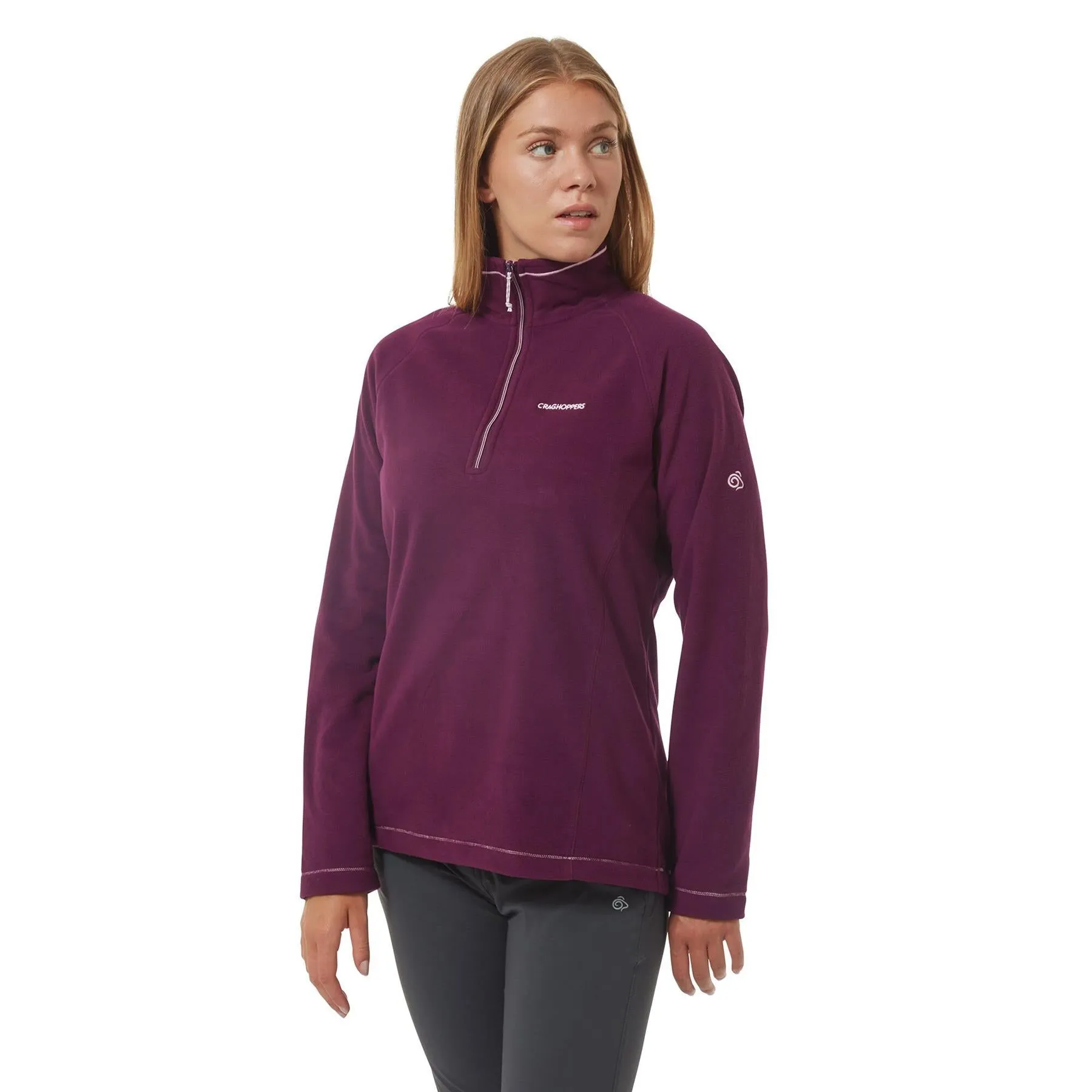 Craghoppers Miska V Womens Half Zip Long Sleeved Fleece