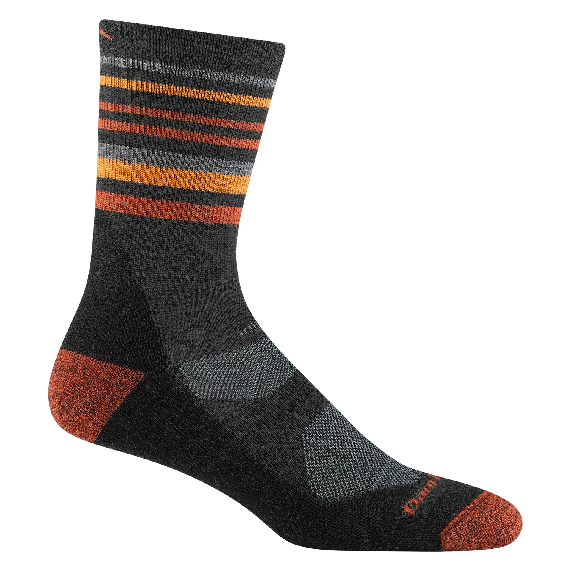 Darn Tough Vermont Hike Trek Unisex Micro Crew 5012 Charcoal Socks