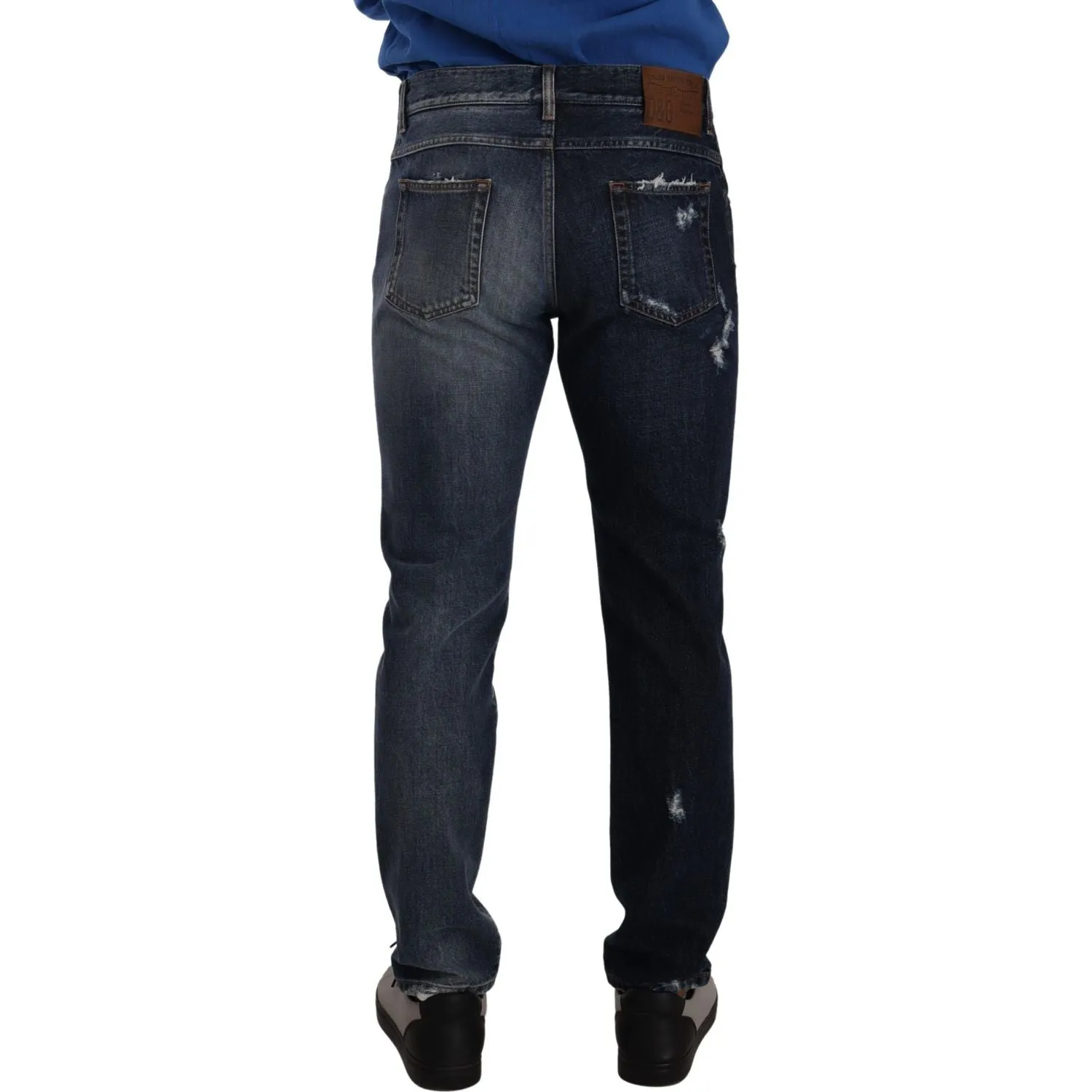 Dolce & Gabbana Chic Tattered Denim Jeans