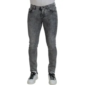 Dolce & Gabbana Elegant Grey Skinny Jeans