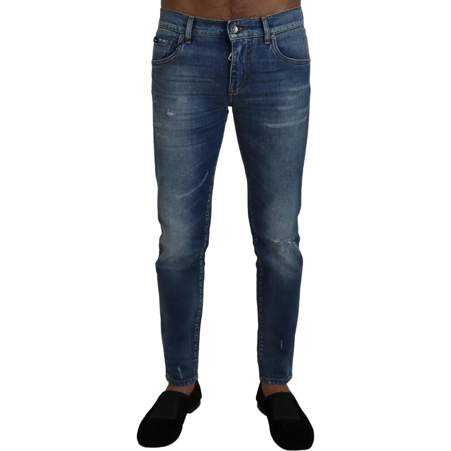 Dolce & Gabbana Elegant Slim Fit Italian Denim Jeans