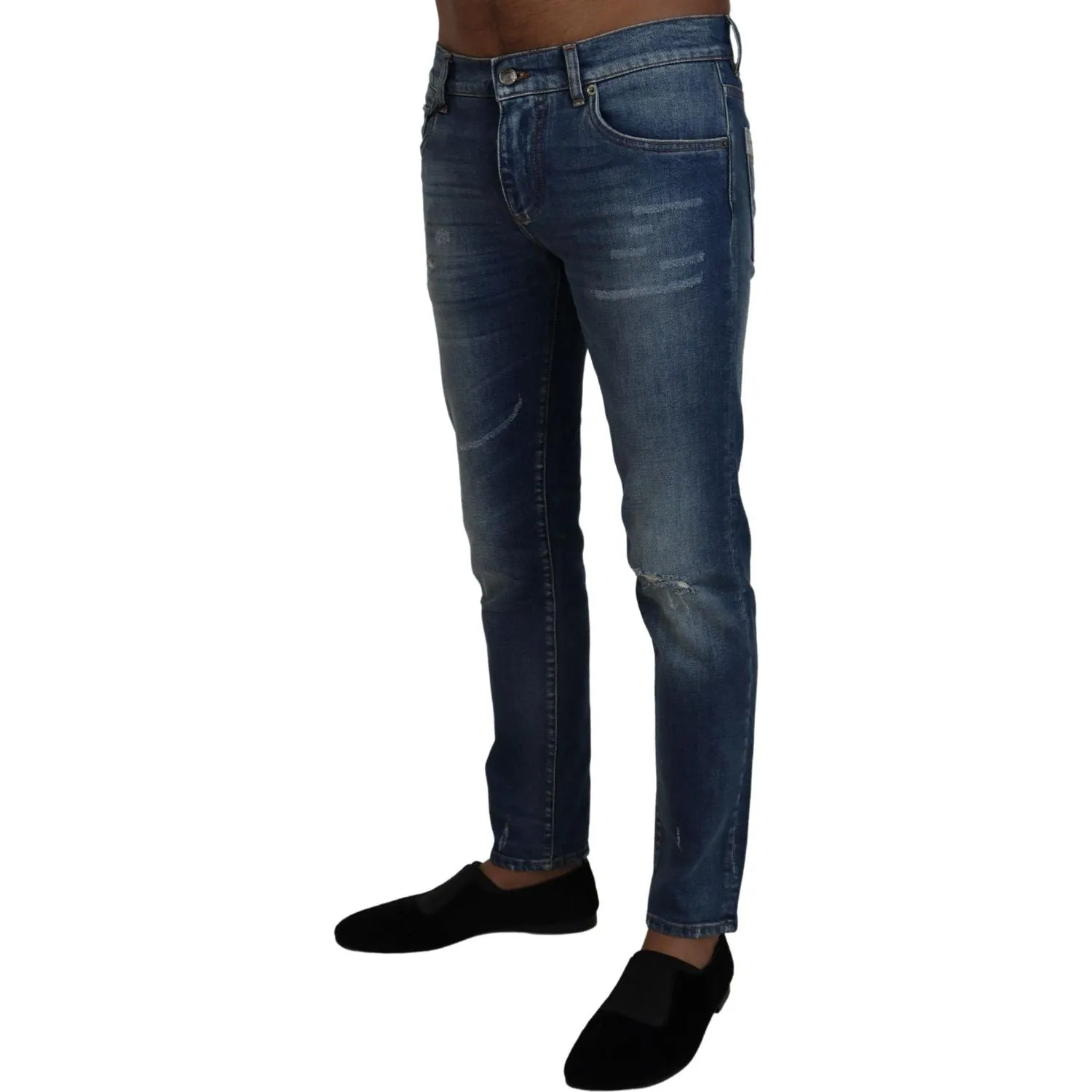 Dolce & Gabbana Elegant Slim Fit Italian Denim Jeans