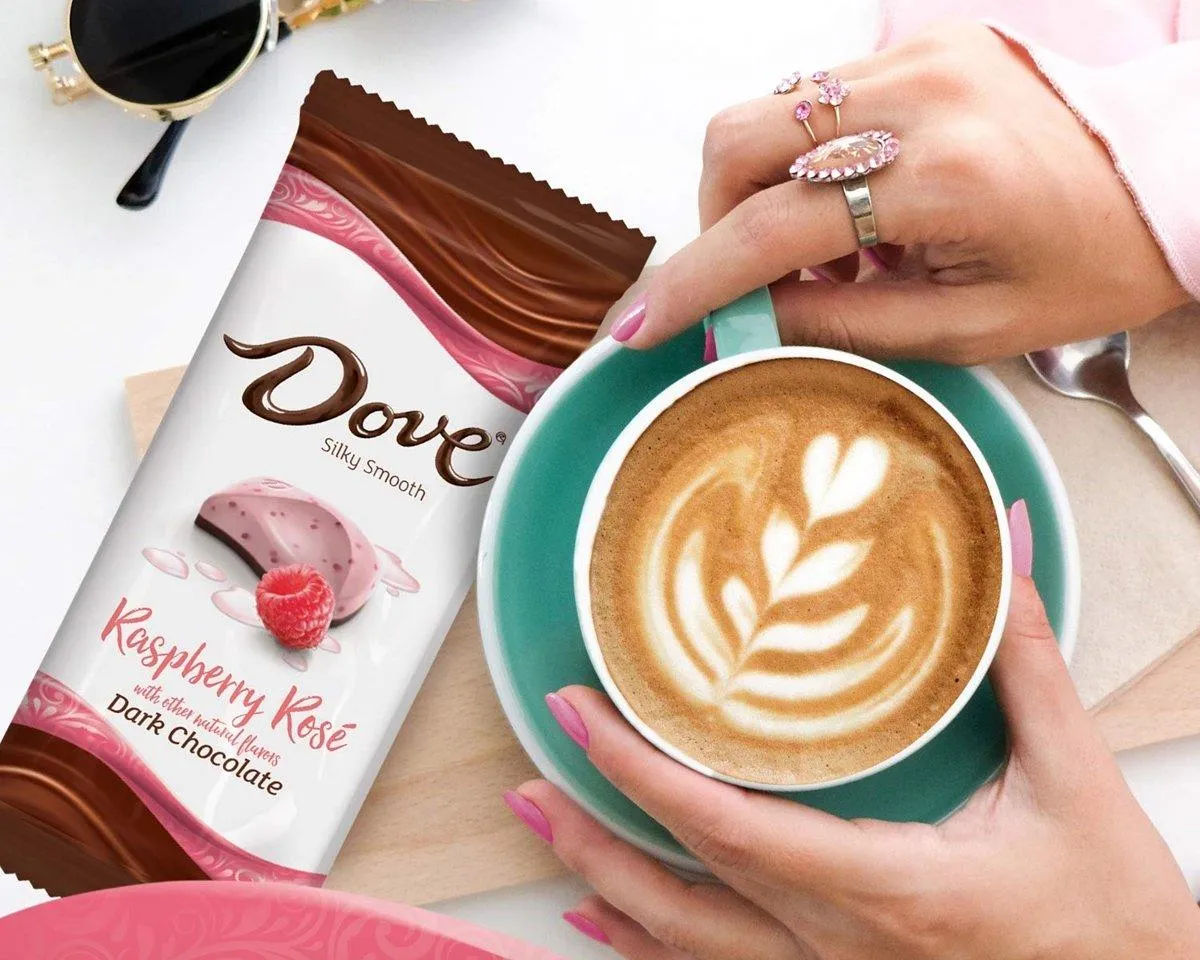 Dove Dark Chocolate Raspberry Rose King Size Bar