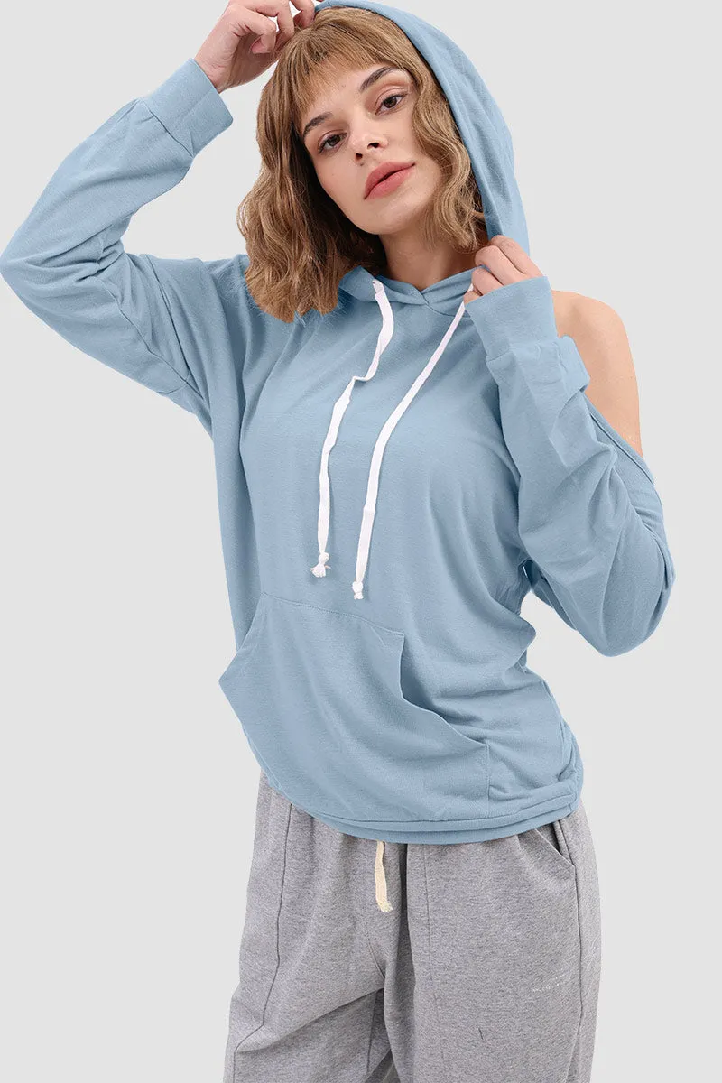 Drawstring-hooded Jumper