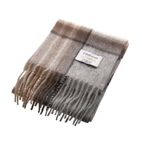 Edinburgh Cashmere Mini Scarf  Mackellar Natural