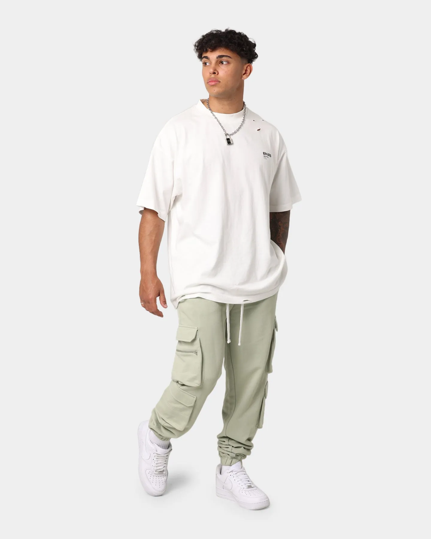 EN ES Cargo Track Pants Green