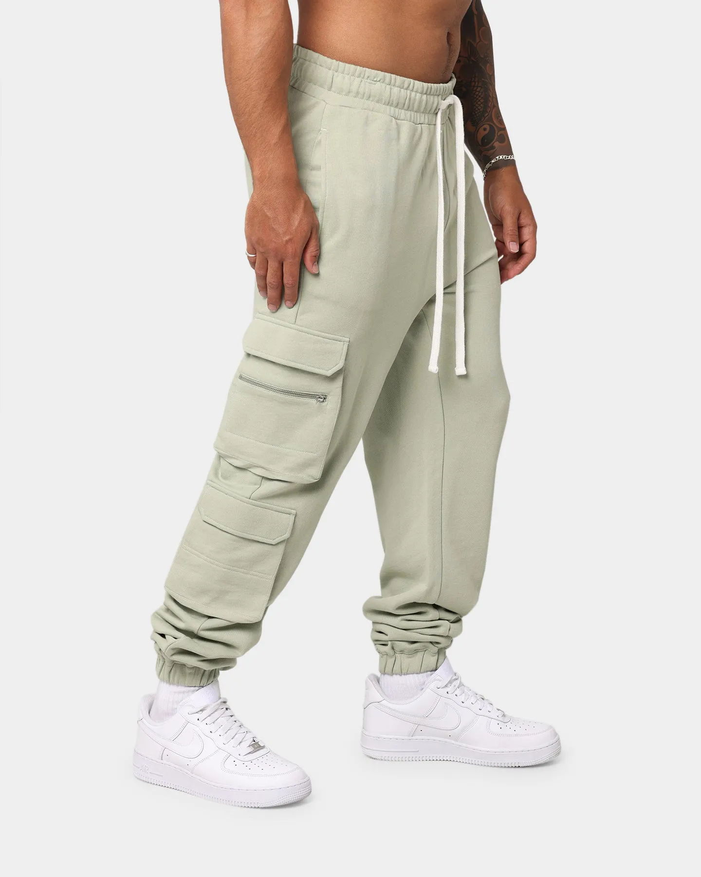 EN ES Cargo Track Pants Green