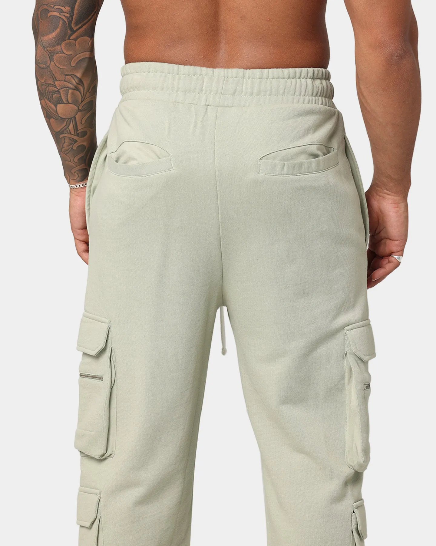 EN ES Cargo Track Pants Green