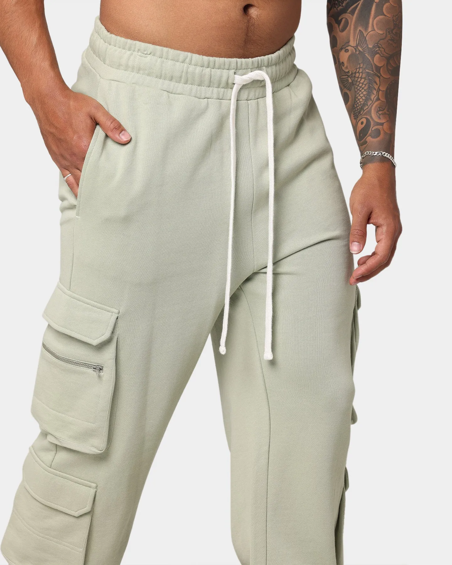 EN ES Cargo Track Pants Green