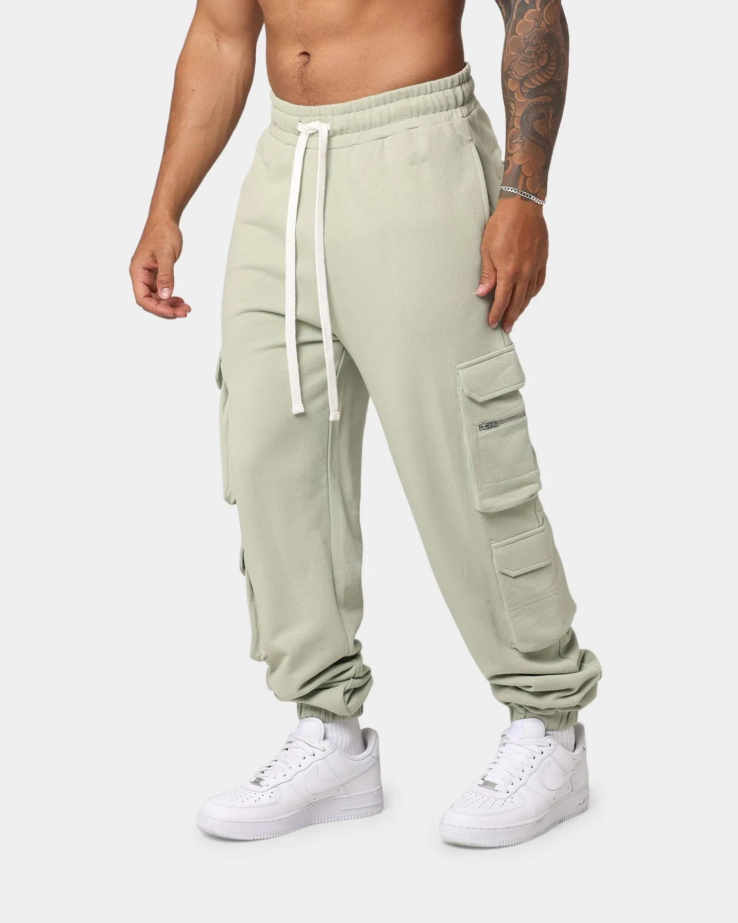 EN ES Cargo Track Pants Green