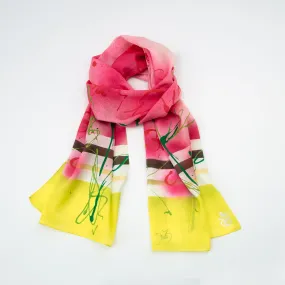 Equestrian Silk Scarf ~ Run for the Roses