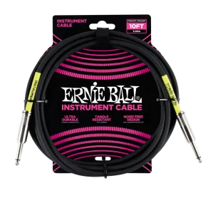 Ernie Ball Classic Instrument Cable Straight/Straight 10 ft - Black