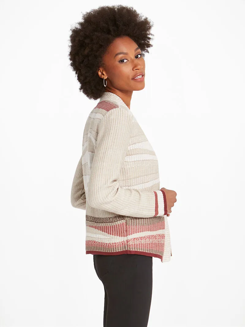 Fall Air Cardigan in Neutral Multi