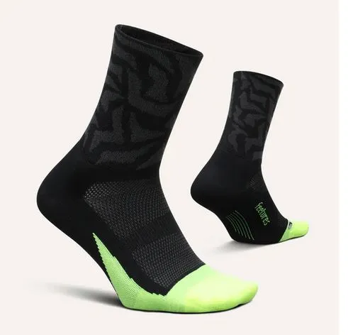 Feetures Elite Light Cushion Mini Crew Running Sock