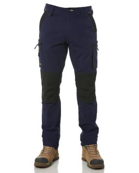 Flex and Move Stretch Utility Zip Cargo Pant - Navy