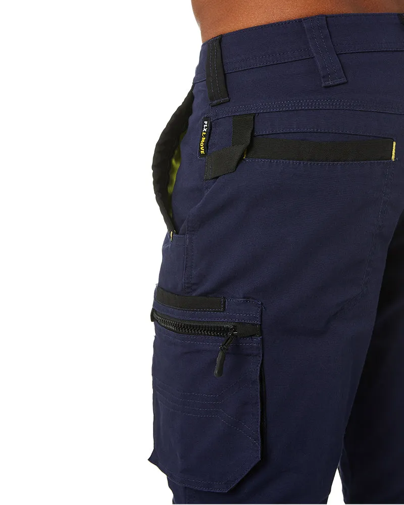 Flex and Move Stretch Utility Zip Cargo Pant - Navy