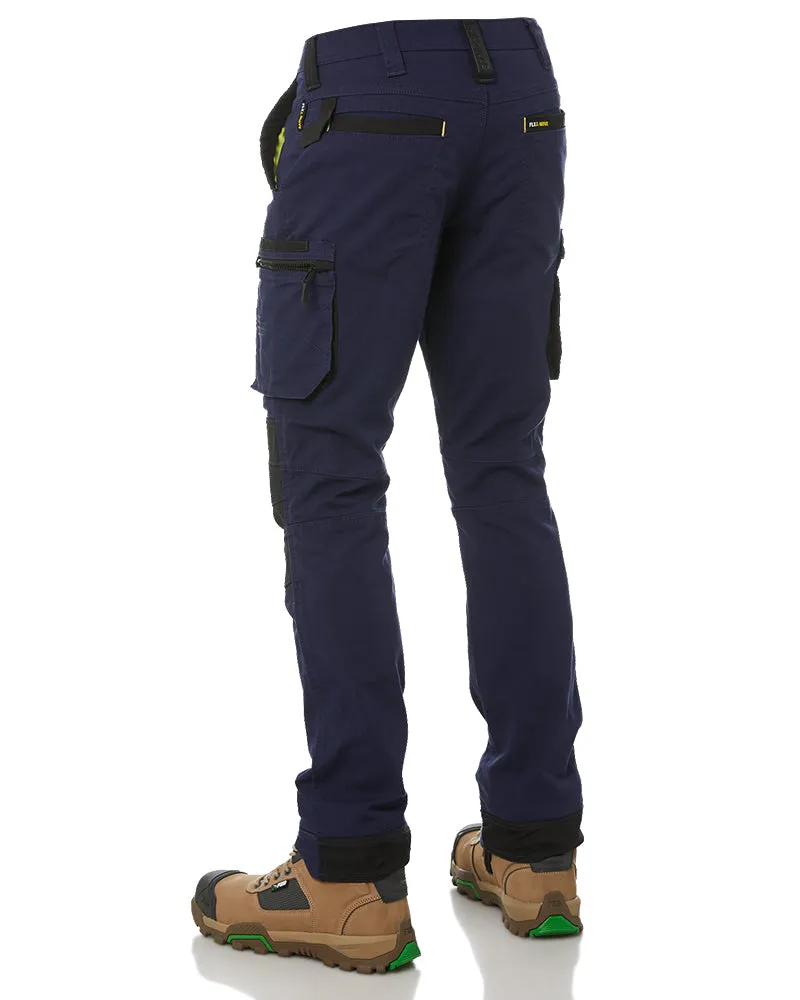 Flex and Move Stretch Utility Zip Cargo Pant - Navy