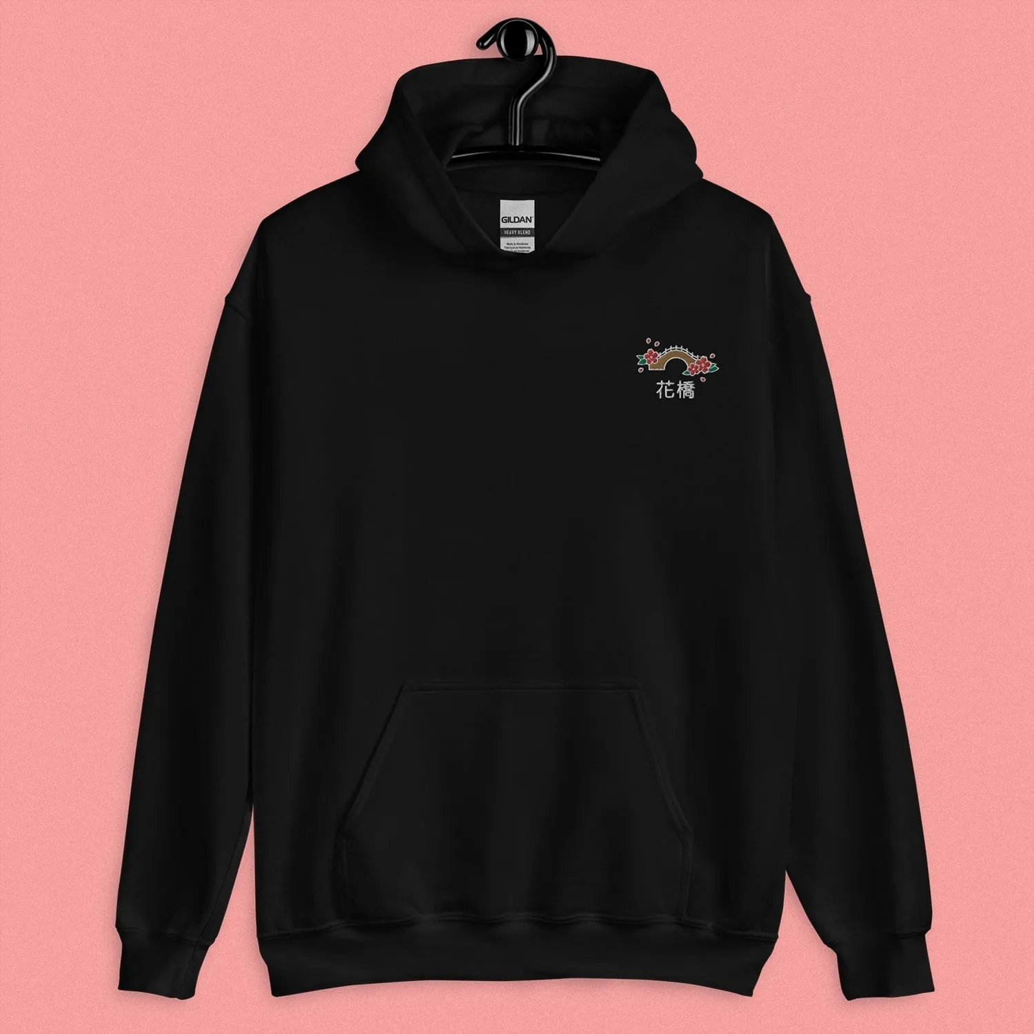 Flower Bridge Embroidered Hoodie