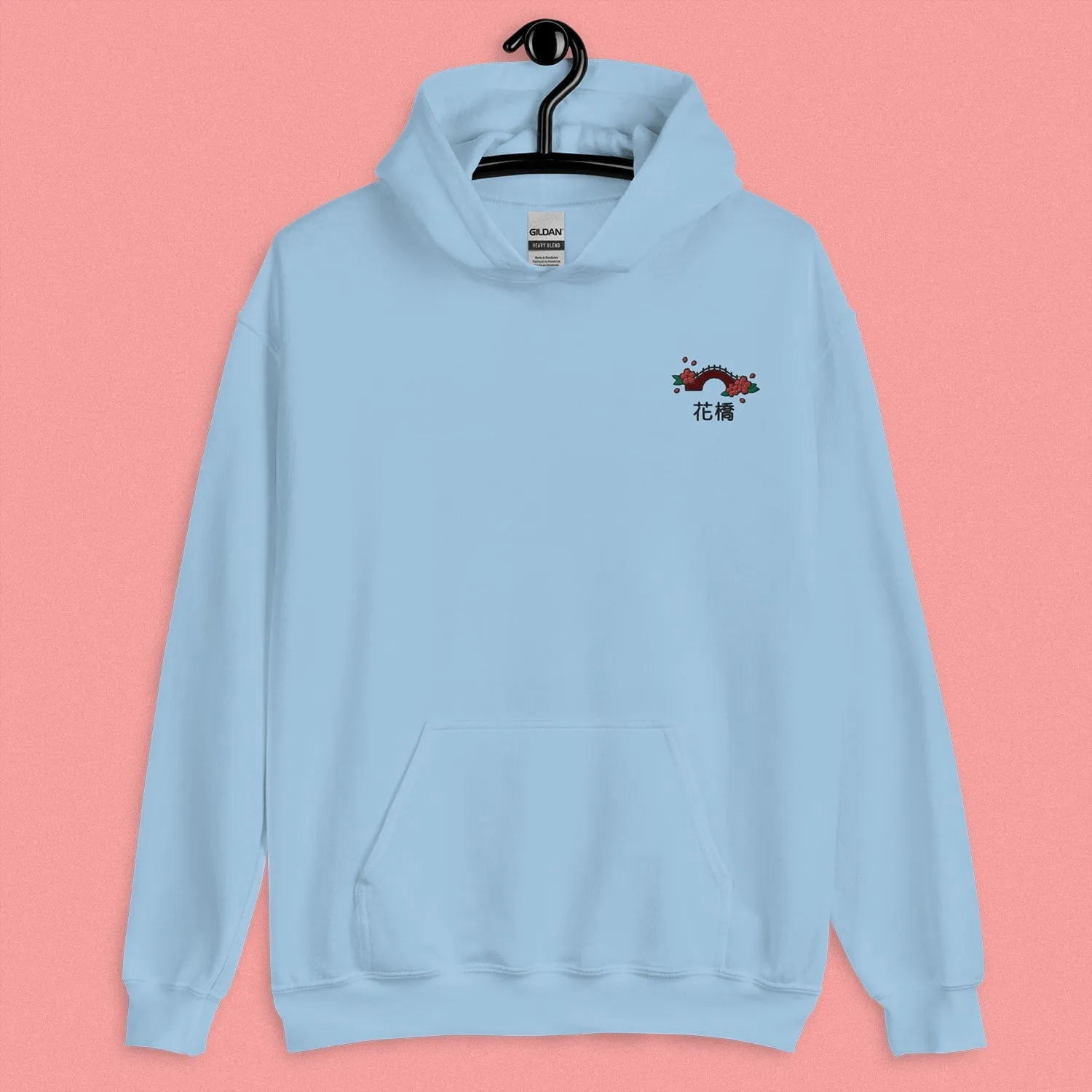 Flower Bridge Embroidered Hoodie