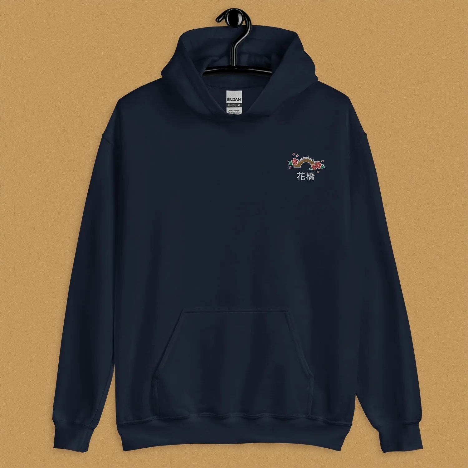 Flower Bridge Embroidered Hoodie