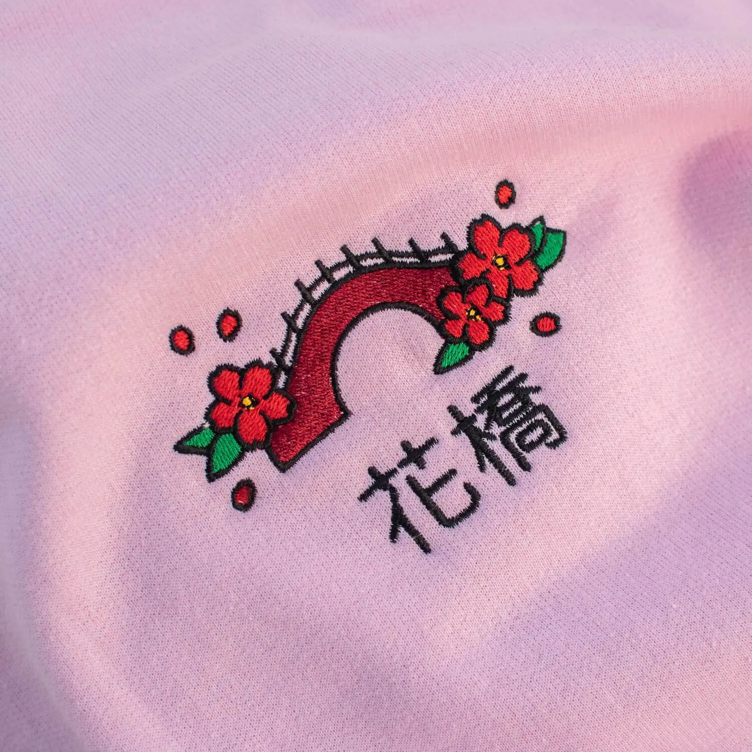 Flower Bridge Embroidered Hoodie