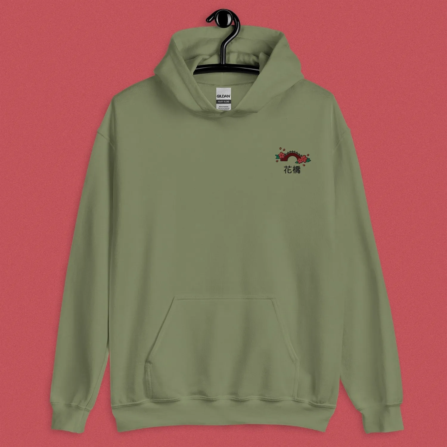 Flower Bridge Embroidered Hoodie