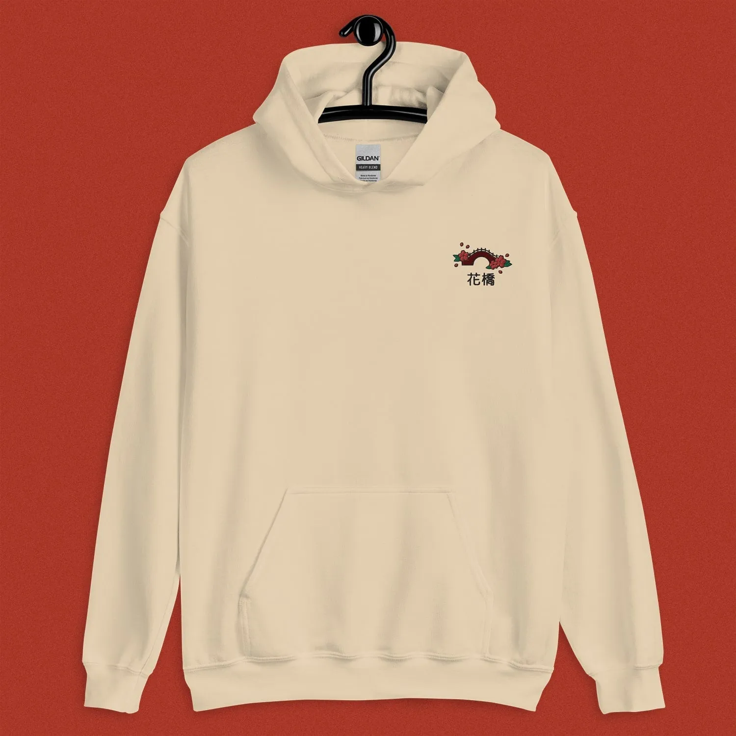 Flower Bridge Embroidered Hoodie