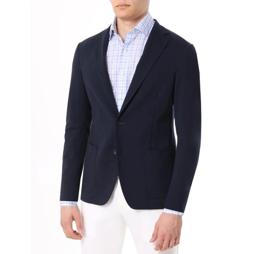 FRADI Cotton Jersey Jacket BLUE/NAVY REG