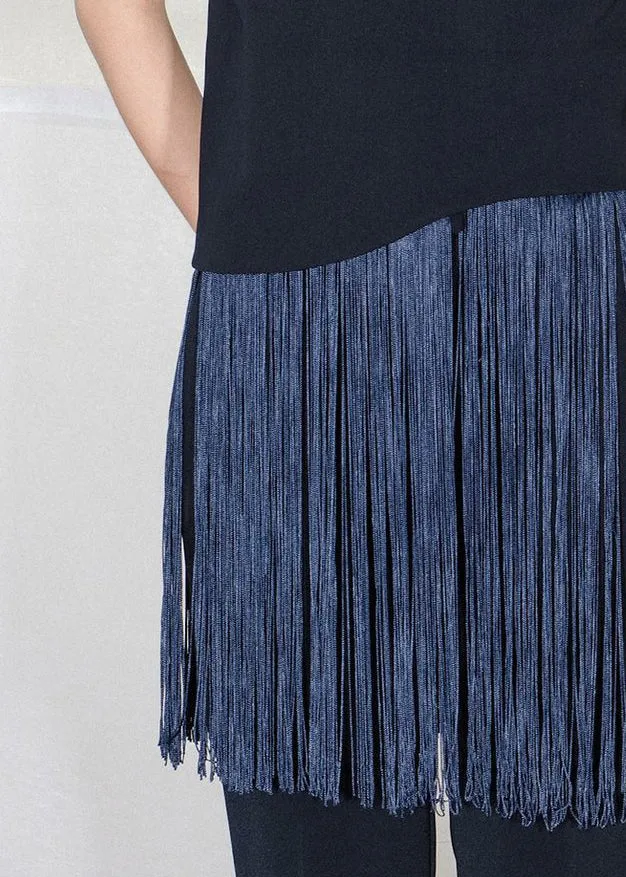 FRINGE TOP - Midnight