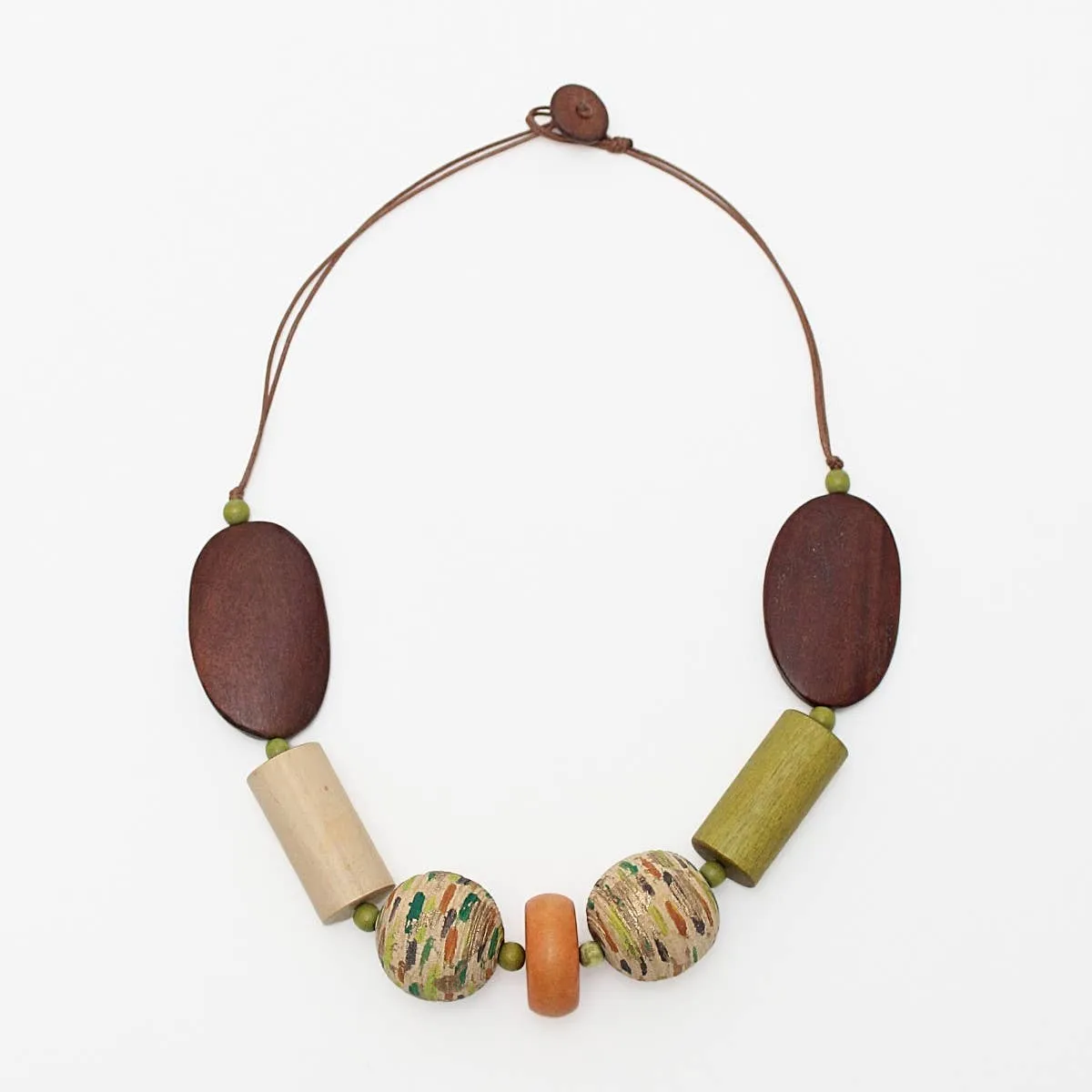 Geometric Sloane Statement Necklace