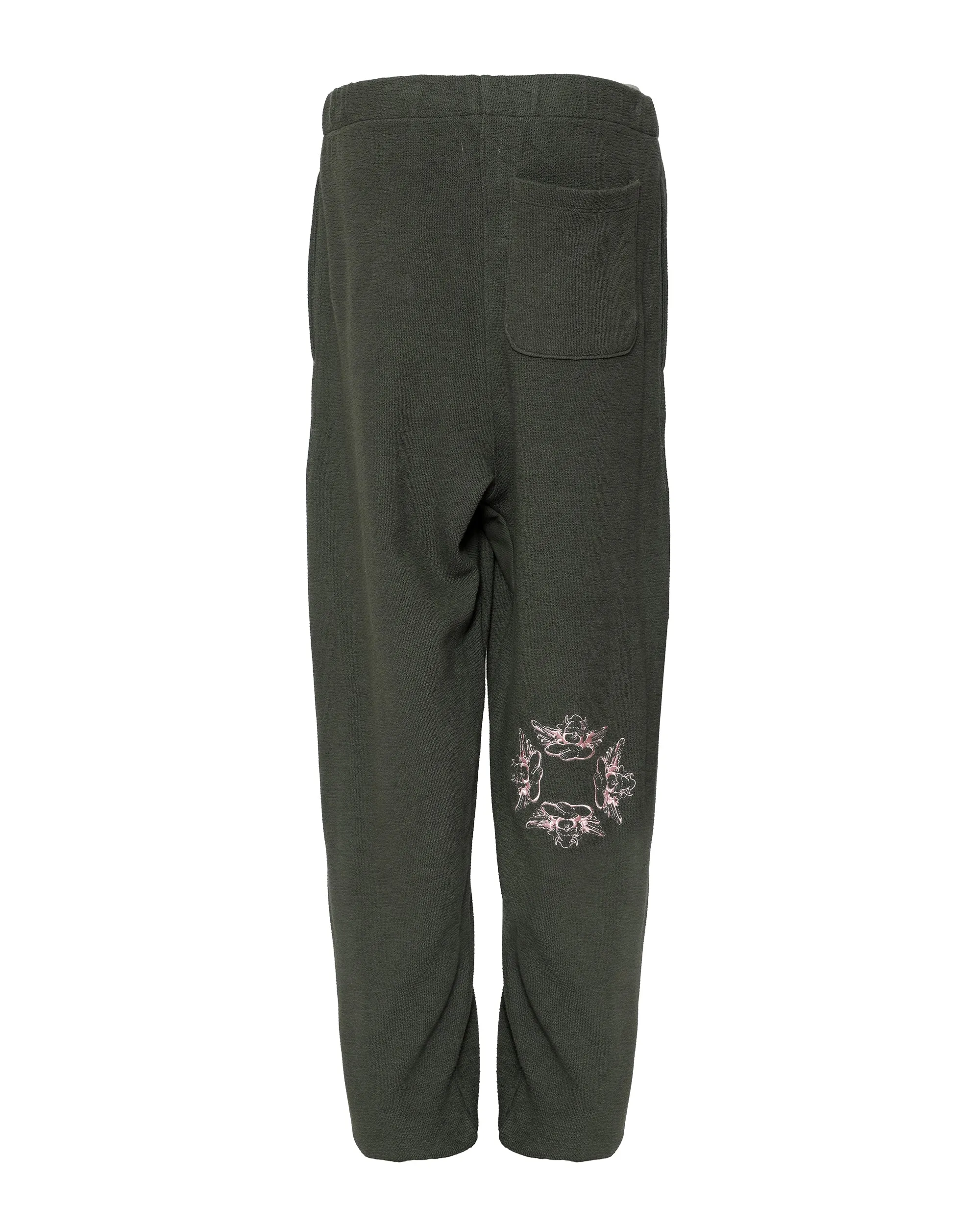 Green Up In Smoke Mac Slim Sweatpants