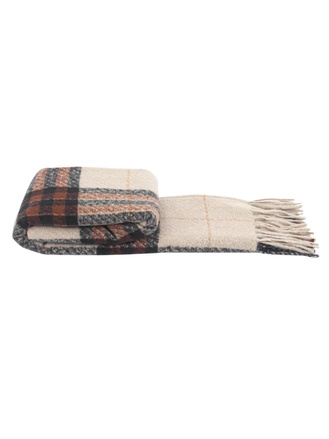 Heavyweight Scarf - Camel Check