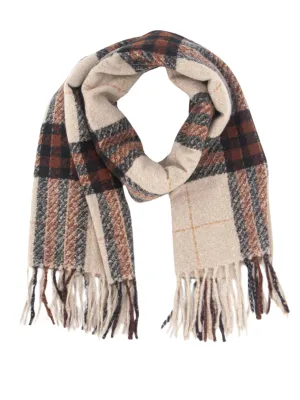 Heavyweight Scarf - Camel Check