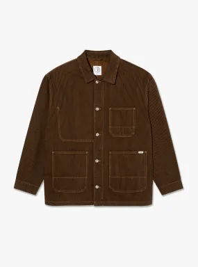 Hickory Stripe Ezra Jacket Rust