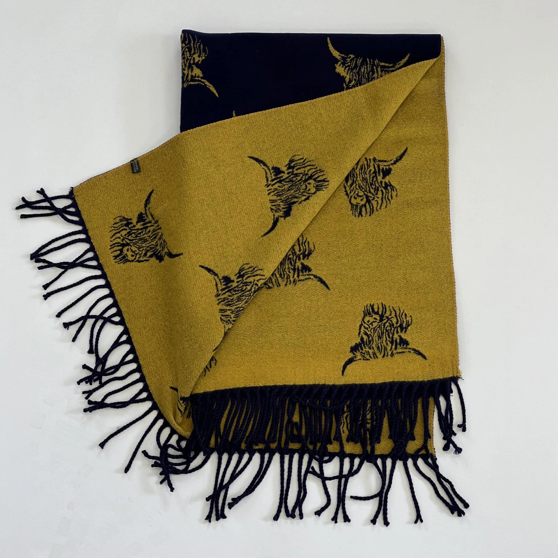 House of Tweed Highland Cattle Scarf