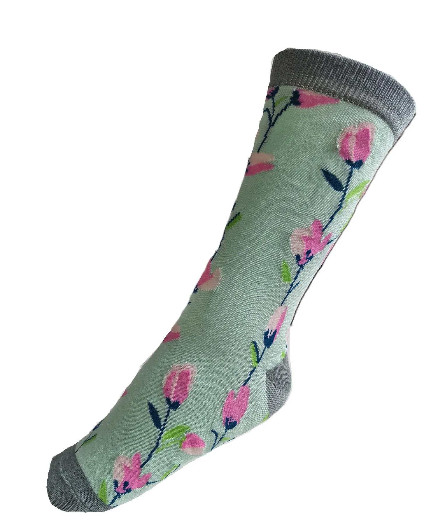 House of Tweed Pure Luxury Women's Bamboo Socks - Animal Pattern Collection