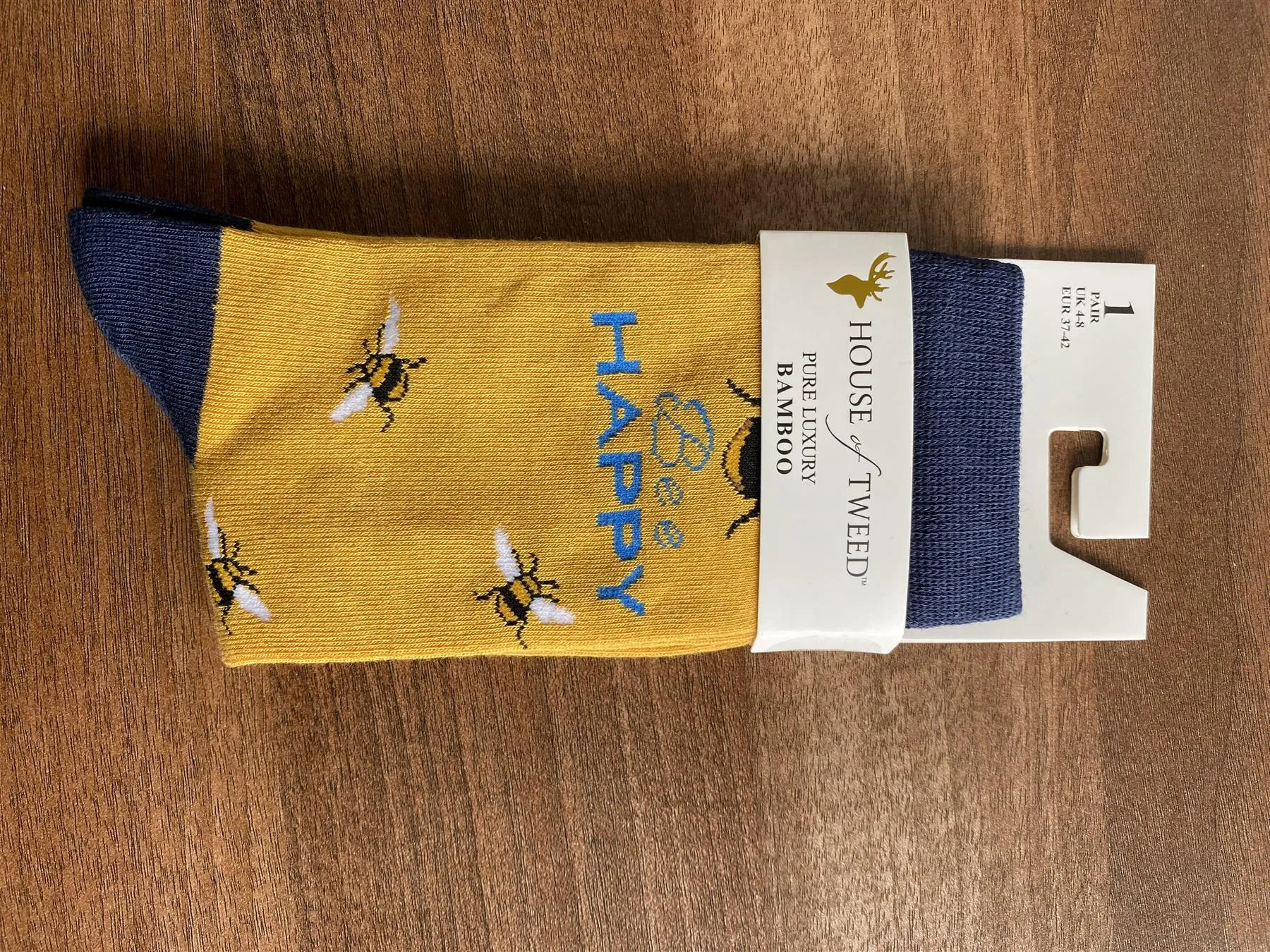 House of Tweed Pure Luxury Women's Bamboo Socks - Animal Pattern Collection