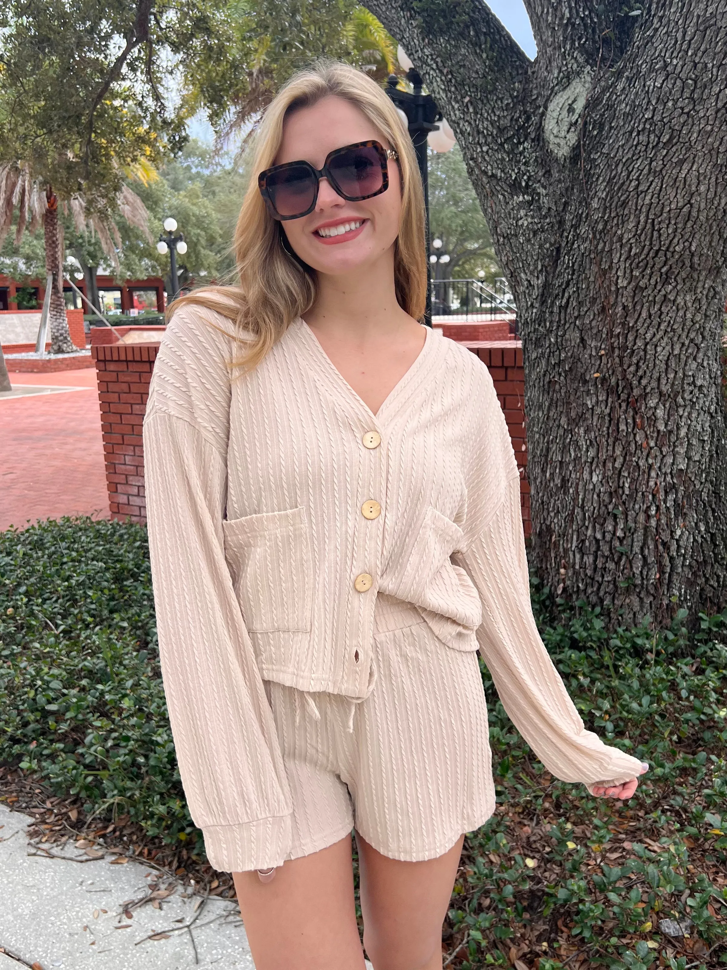 INDIE CARDIGAN IN OATMEAL