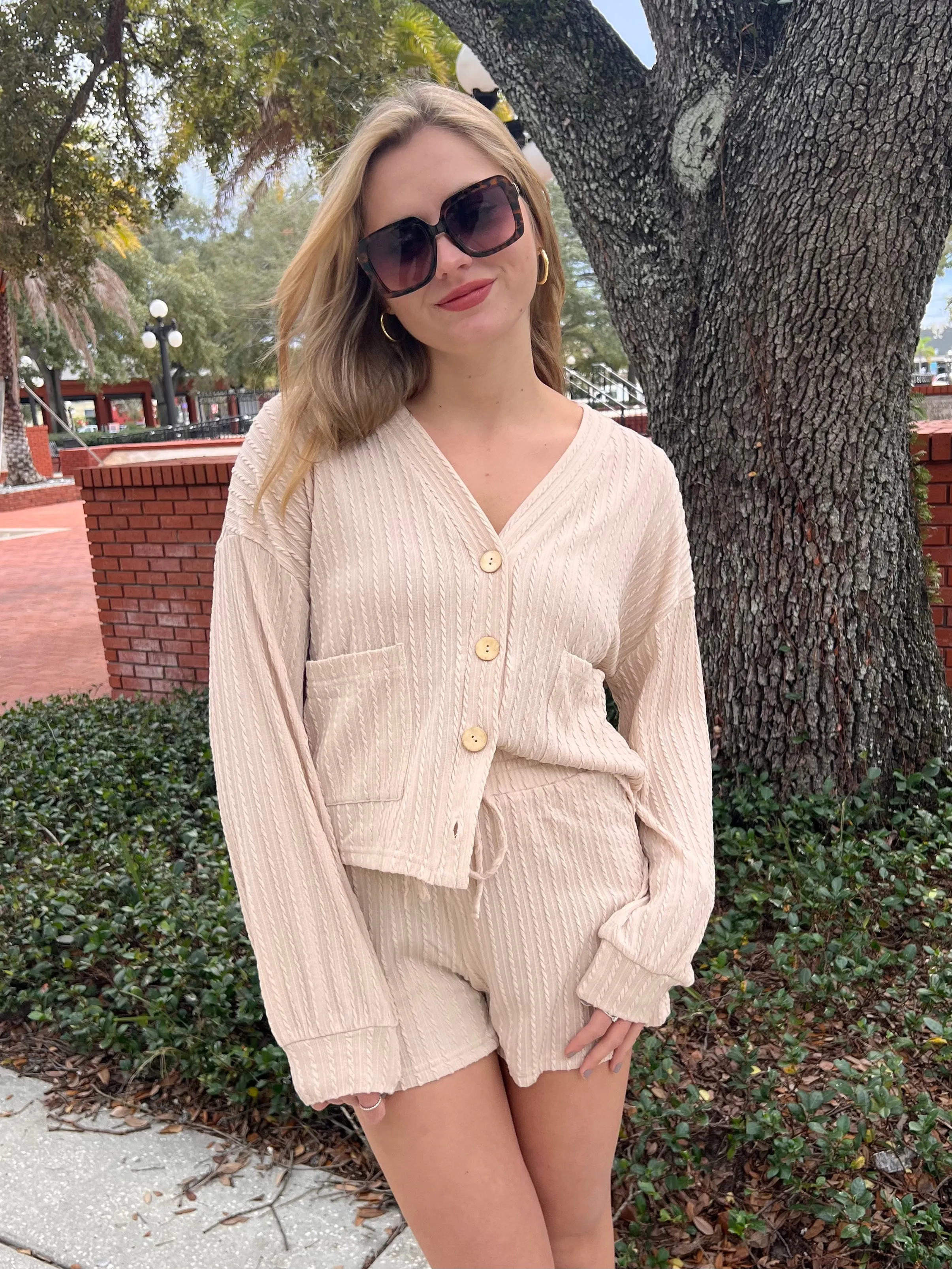 INDIE CARDIGAN IN OATMEAL